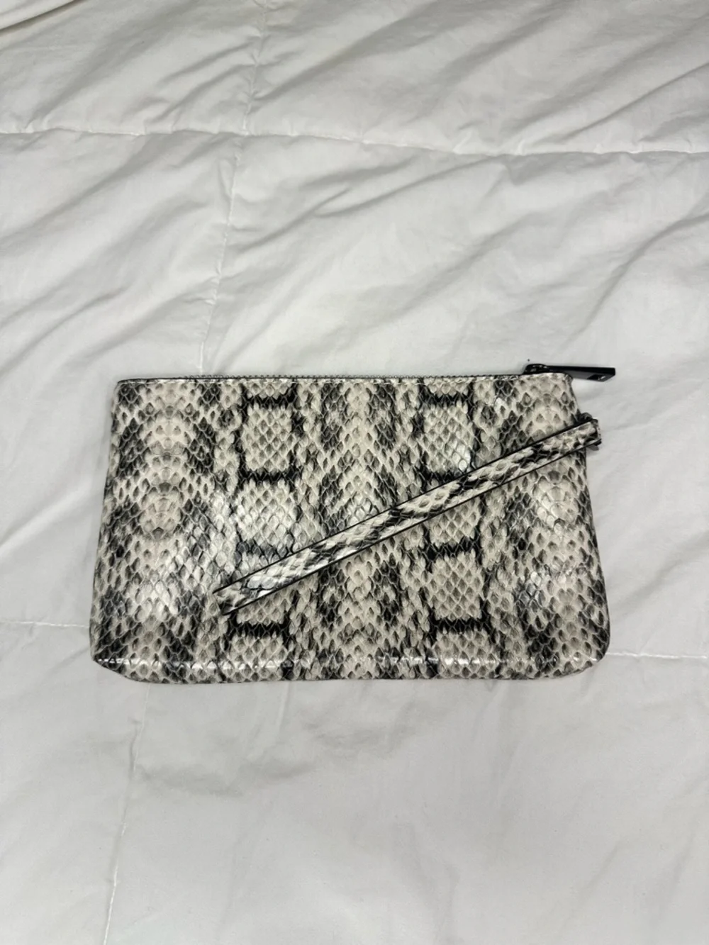 a new day black and white Wristlet Clutch Textured Edgy fashion
